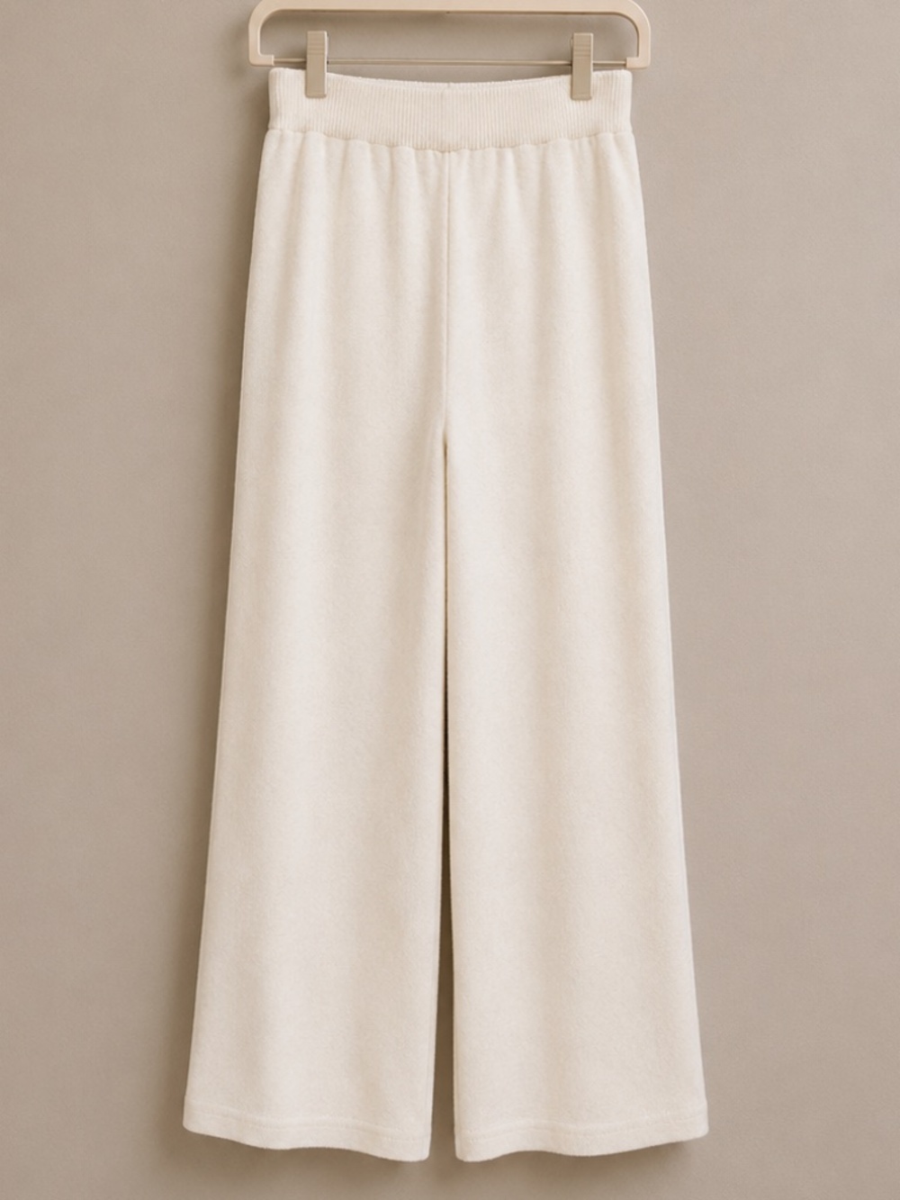 NWOT Jaki London Isla Cashmere Wool Blend Wide Leg Lounge Pants O/S - Picture 6 of 7